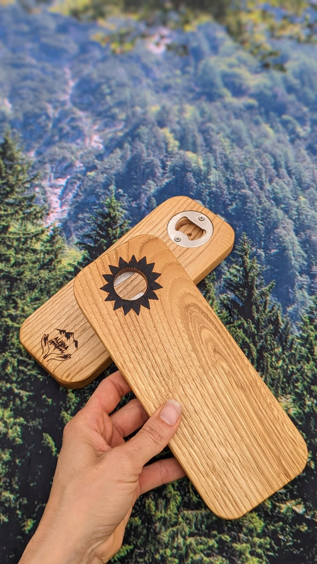 Mini planches à découper avec décapsuleur