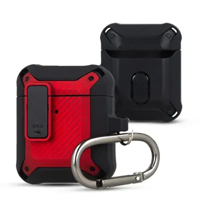 Étui pour Airpods / Airpods 4 Nitro ROUGE