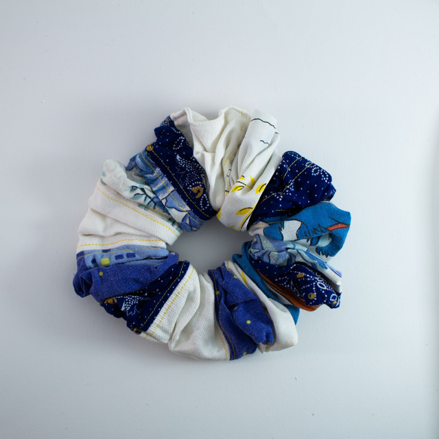 Scrunchy patchwork – Thème étoilé