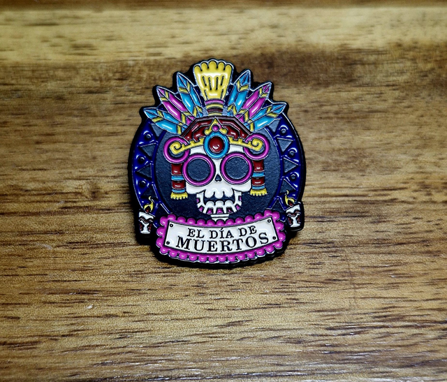 PIN’S CRÂNE AZTÈQUE #1