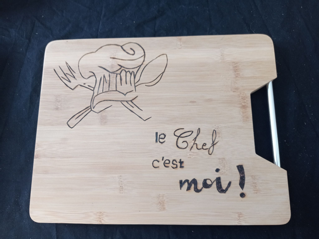 Planche "Le chef c'est moi"