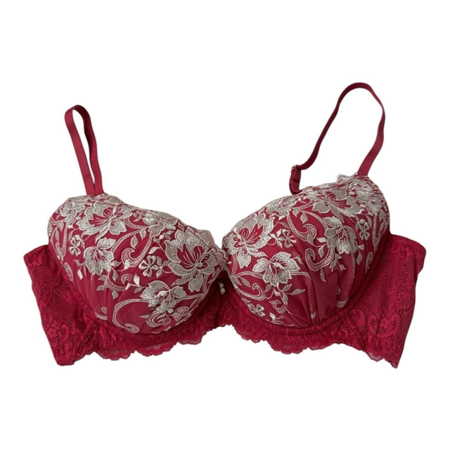 Red + Gold Japanese Bra UK 32DD