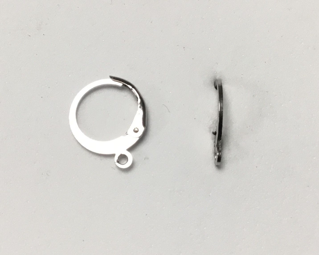 Boucles d’oreilles rondes (Dormeuses) Argent