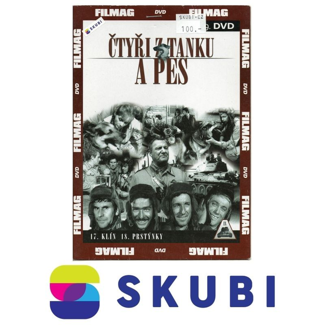 DVD Čtyři z tanku a pes 9. DVD - 17. díl: Klín, 18. díl: Prstýnky