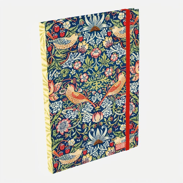 A5 Notebook - William Morris Strawberry Thief