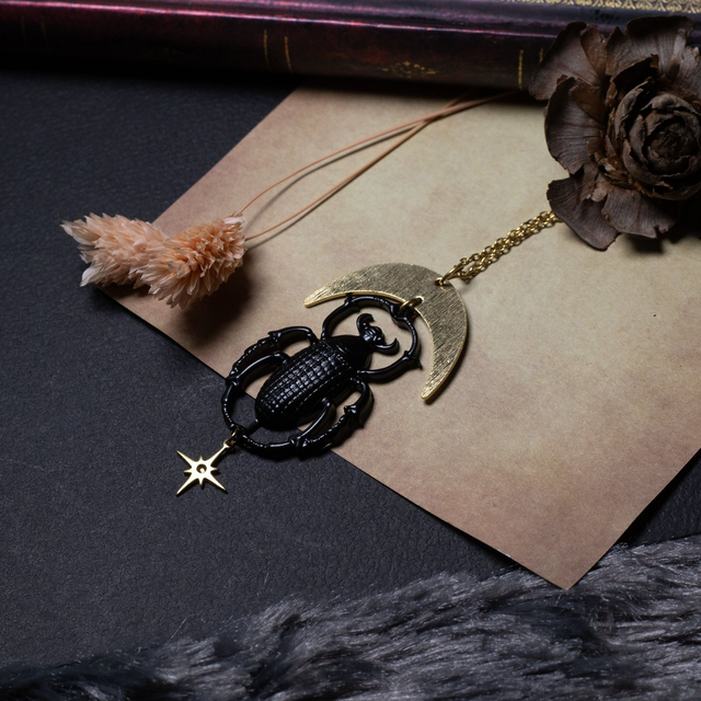 "blackscar" collier en laiton 