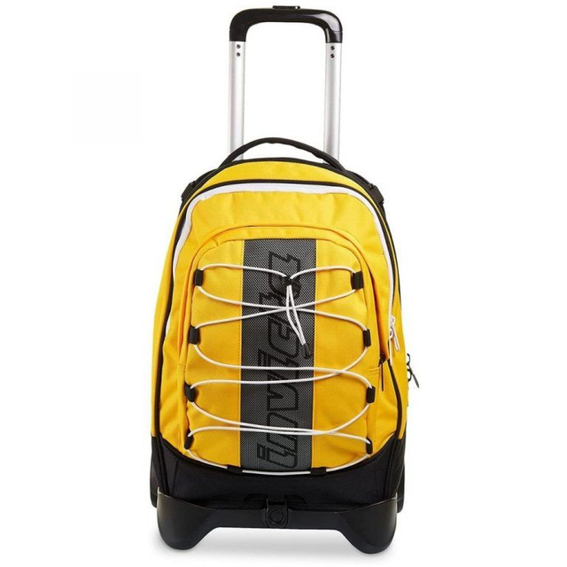 ZAINO Trolley Invicta New PLUG MESH 2Ruote Invicta Logo Giallo