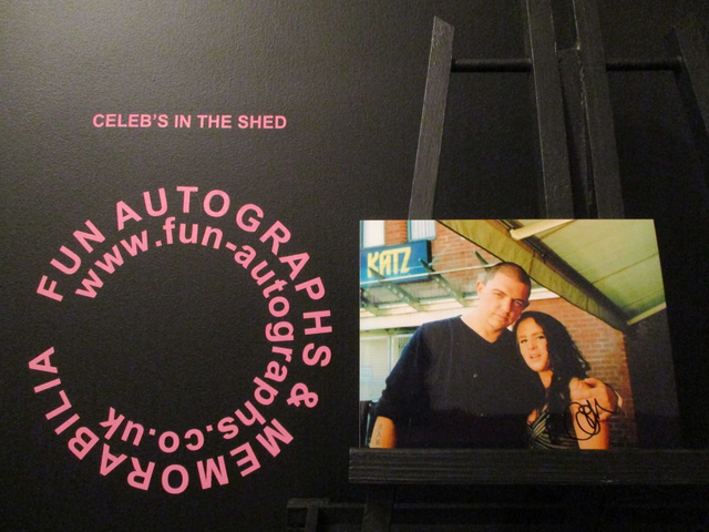 Cassey J Morris Authentic Autographed 6x4.5 Our Facing Photograph (B)