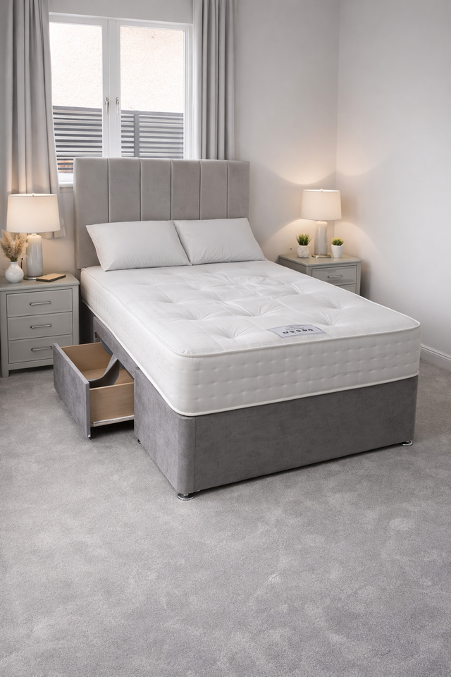 Divan With Drawers full bed set 