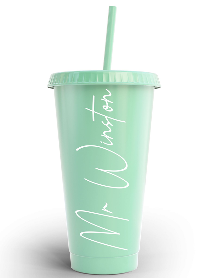 School Leavers Best Teacher Cold Cup Tumbler Custom Personalised Teachers Name 