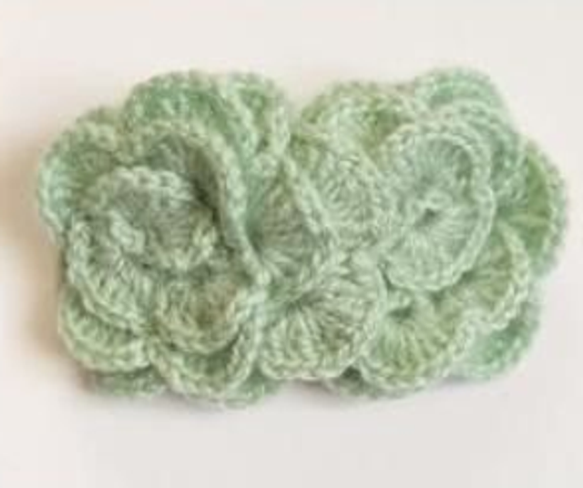 Barrette en crochet