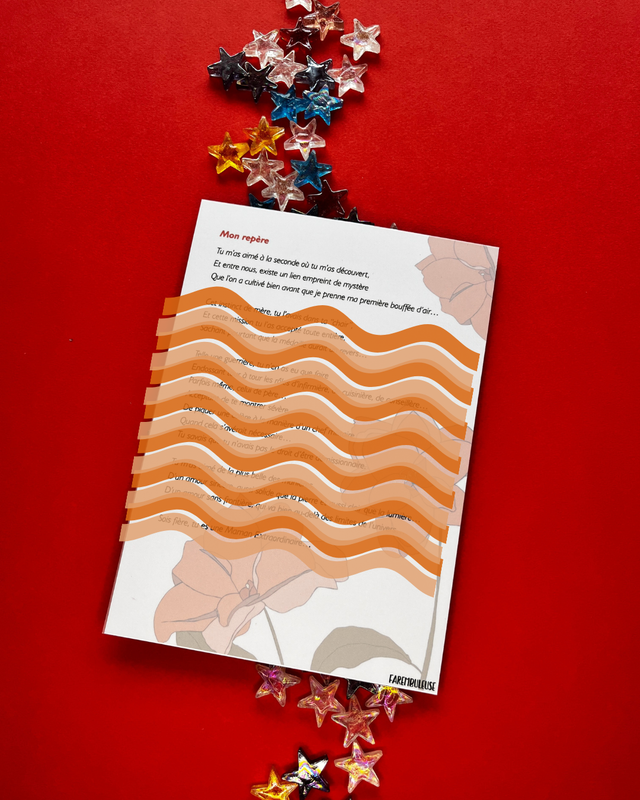 Affiche poème &quot;Mon repère&quot;