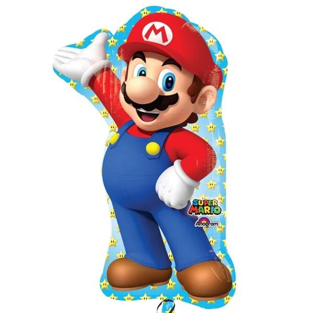 22" x 33" SUPER MARIO SHAPE FOIL