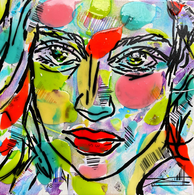 Dans les Yeux - 30x30cm - 2021