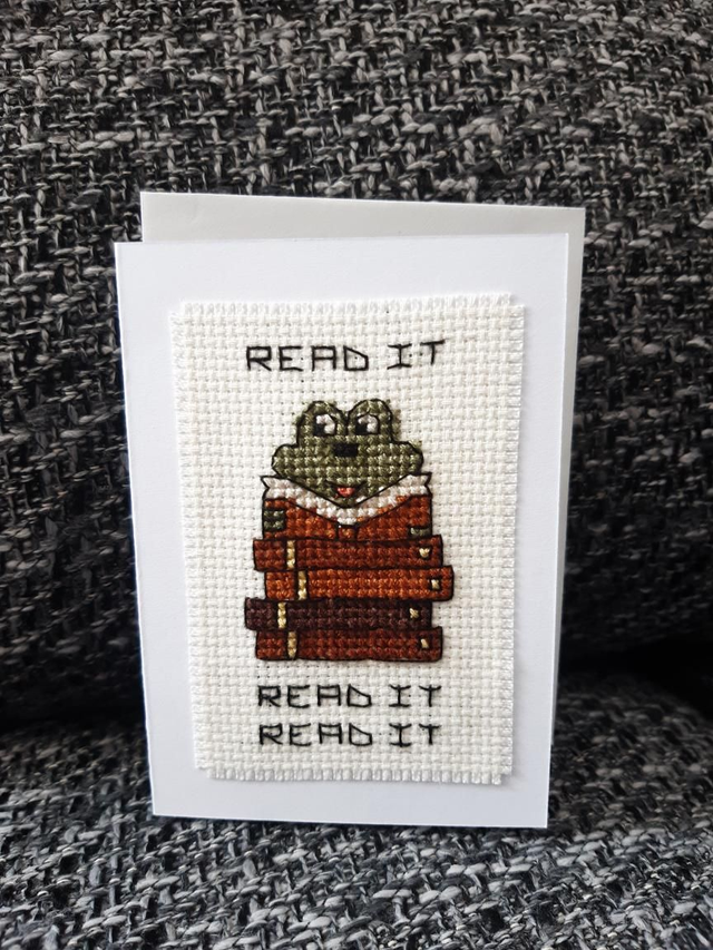 Read It Frog Card