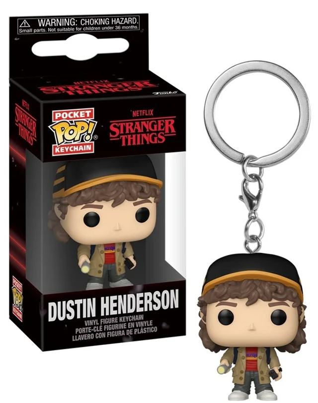 Dustin Henderson - Stranger Things - Pocket Pop Keychain S5 🧢💡