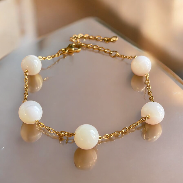 Bracelet Perlé en Nacre