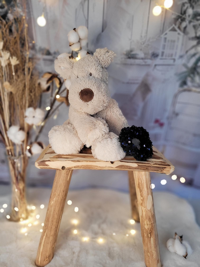 Chouchou paillettes ✨️ bleues marine