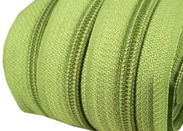 Fermeture 5mm vert anis