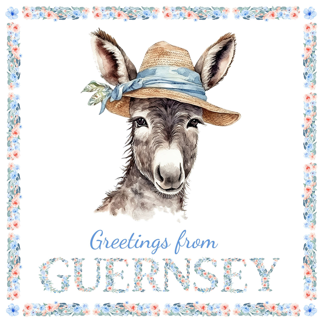 101 CARD - GUERNSEY DONKEY