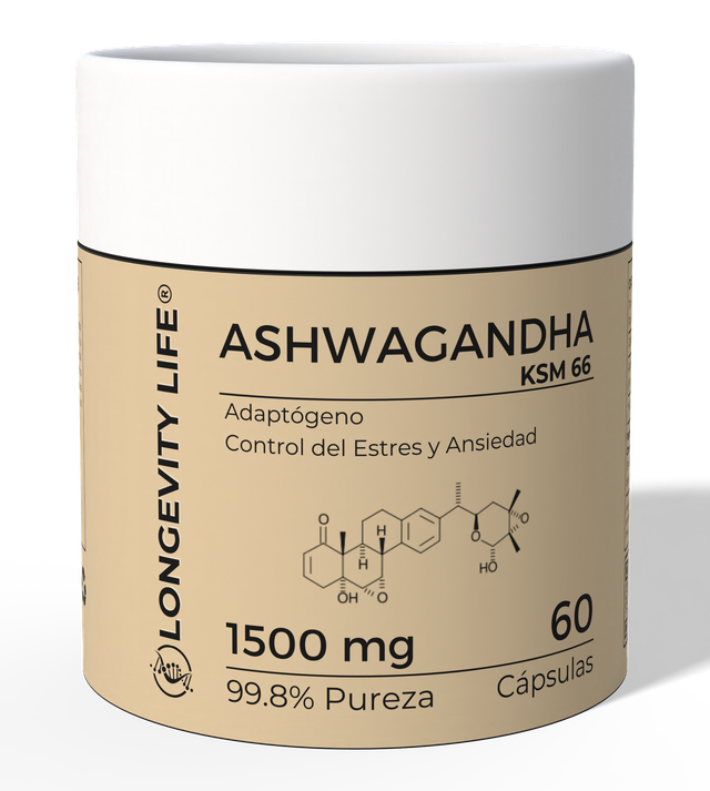 Ashwagandha KSM-66 | 60 Capsulas