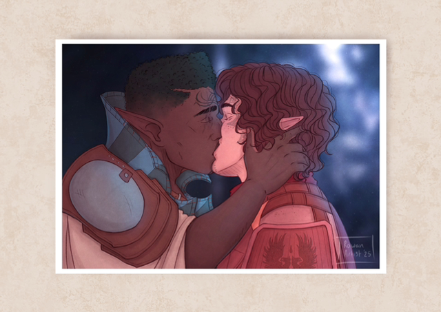 Dragon Age - Davrin/Rook Print-P54