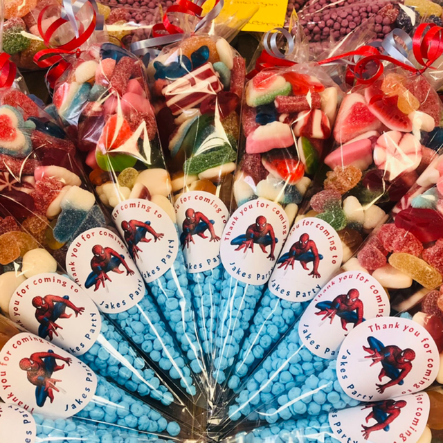 Party favours Spider-Man Cones X 15