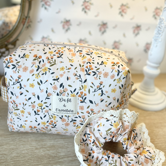 Trousse de toilette coton