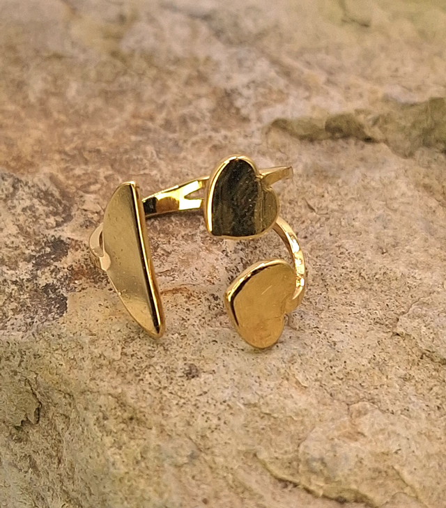 Rebecca-Bague Ajustable Style Toi et Moi