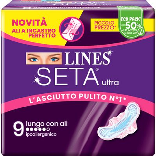 LINES SETA ULTRA LUNGO CON ALI