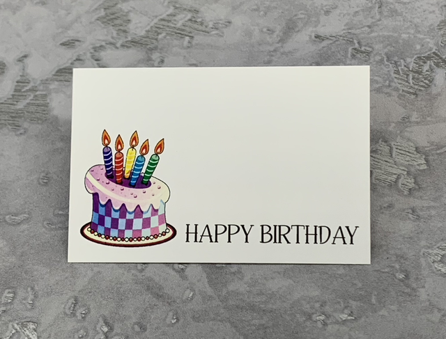 Happy birthday cards - cake 