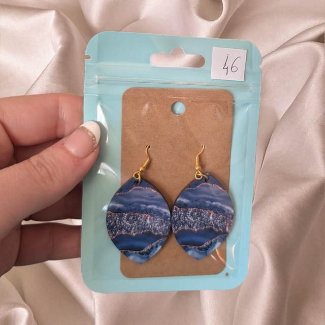 N°46 Boucles d'oreilles hypoallergénique rugby 