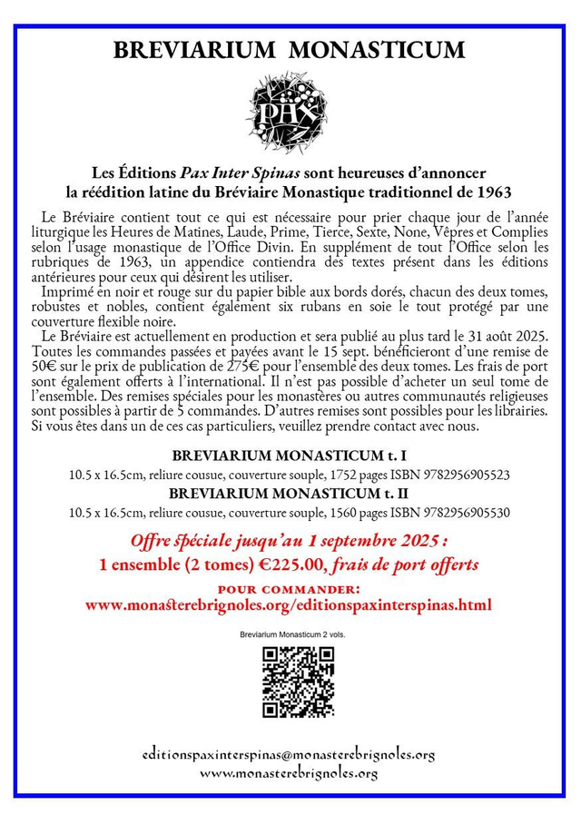 Brevarium Monasticum 2 vols.