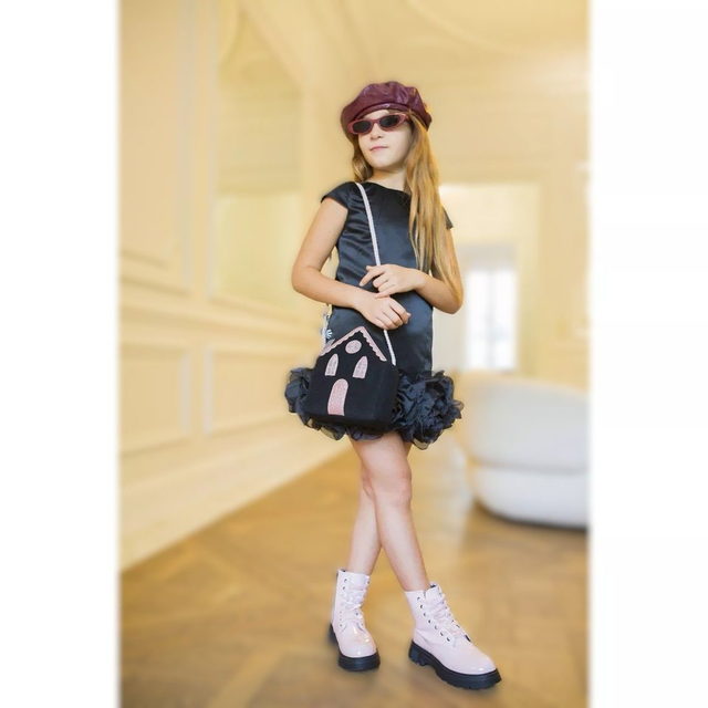 Robe Satin Noir | Hannah