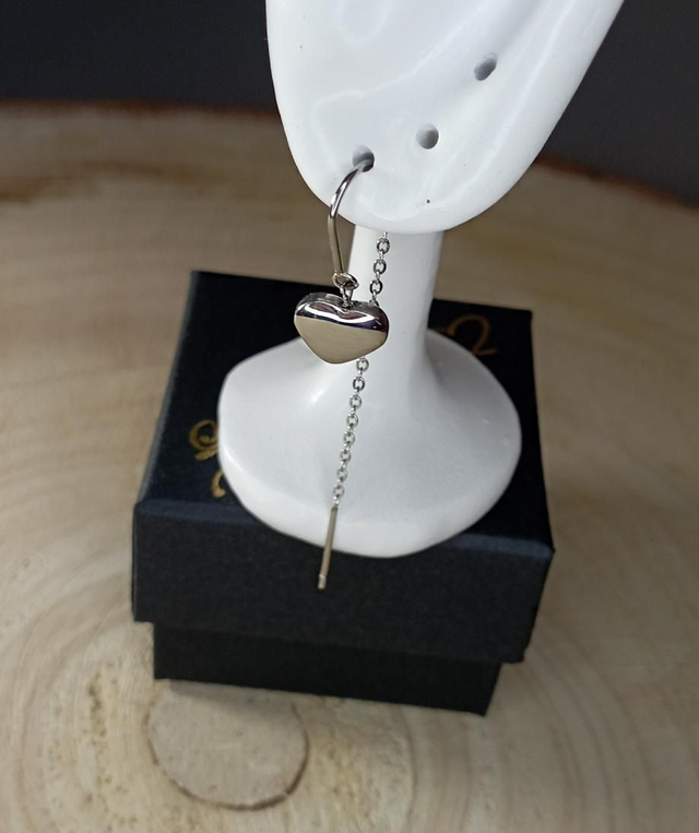 Boucles d'oreilles petits cœurs 