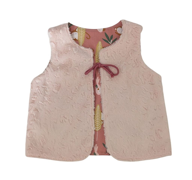 Gilet de berger 18 mois réversible 