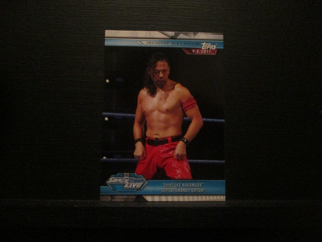 Shinsuke Nakamura Defeats Randy Orton - Champions Original Trading Card #55