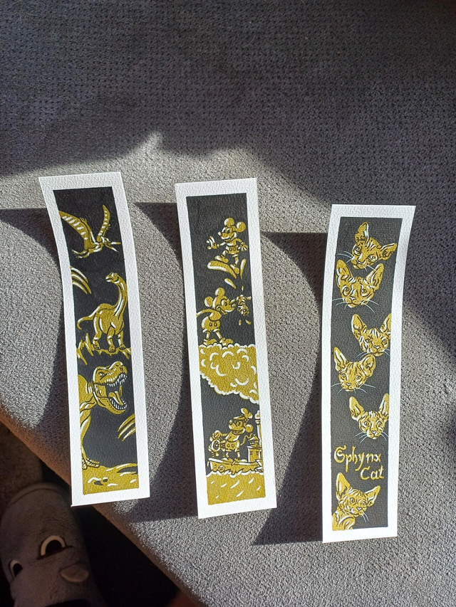 Marques pages Noir et Or