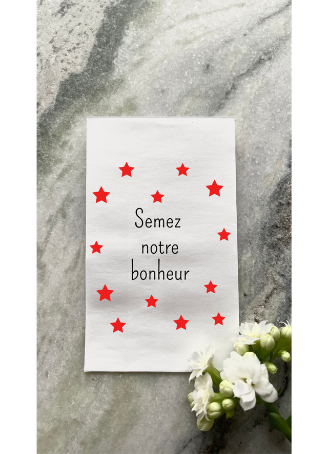 Sachet de graines &quot;Sophie&quot; - Personnalisable