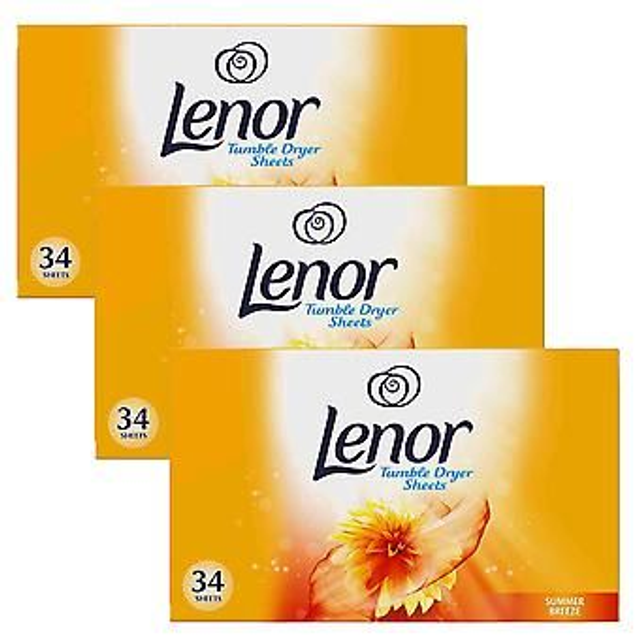 Lenor Fogli Profumati Brezza Estiva 34pz