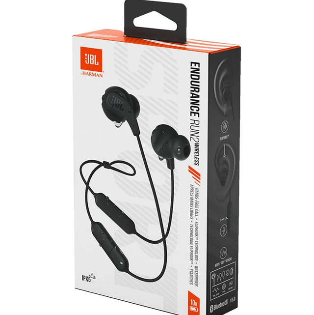 JBL Endurance RUN 2 Wireless In-Ear Earphones, Magnetic Sweatproof Sports Headphone