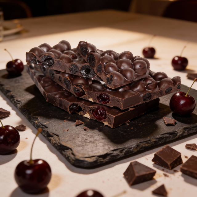 Tranches aux cerises amarena 