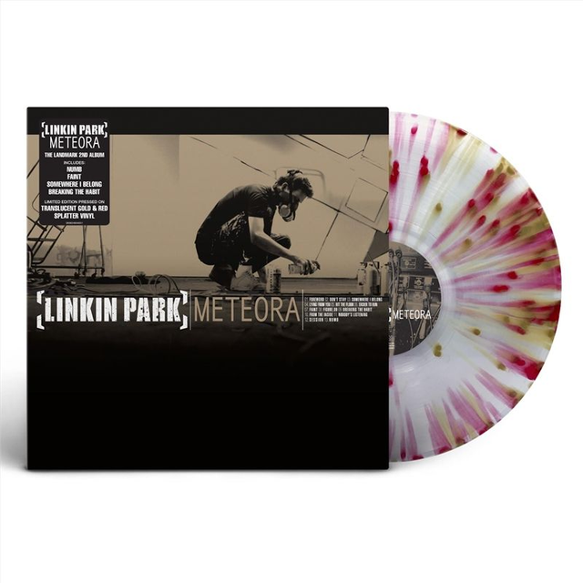 Linkin Park Meteora - Limited Clear / Red / Gold Splatter Vinyl
