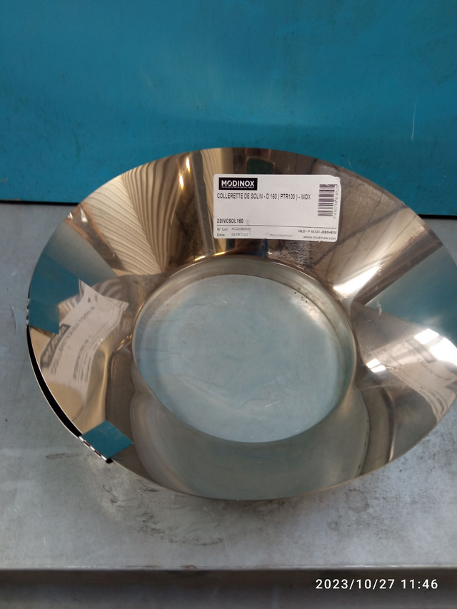 PTR30 - collerette de solin PTR100 - 2DIVCSOL160 