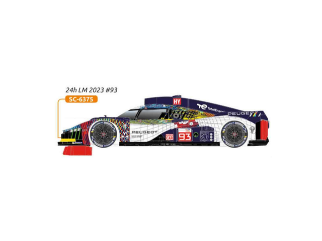 9x8 LMH 24h Le Mans 2023 #93 Scaleauto SC-6375 1/32