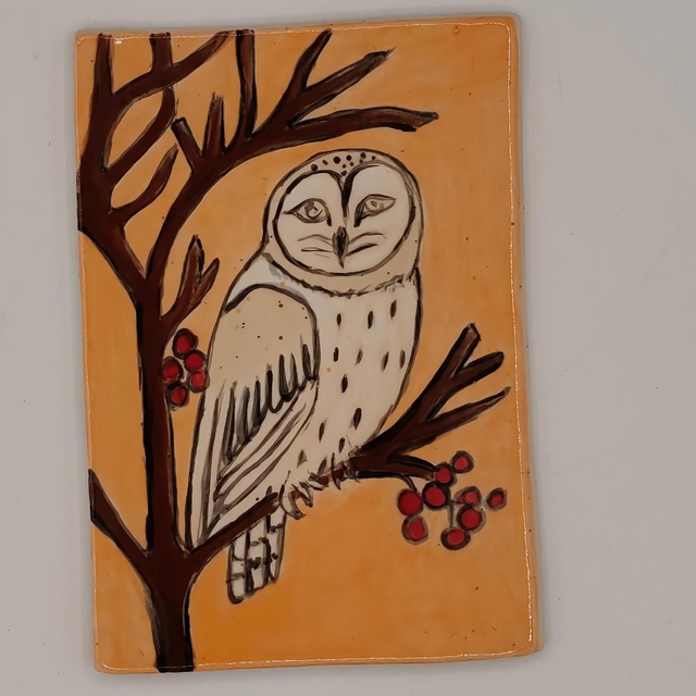 Plaque de maison avec dessin