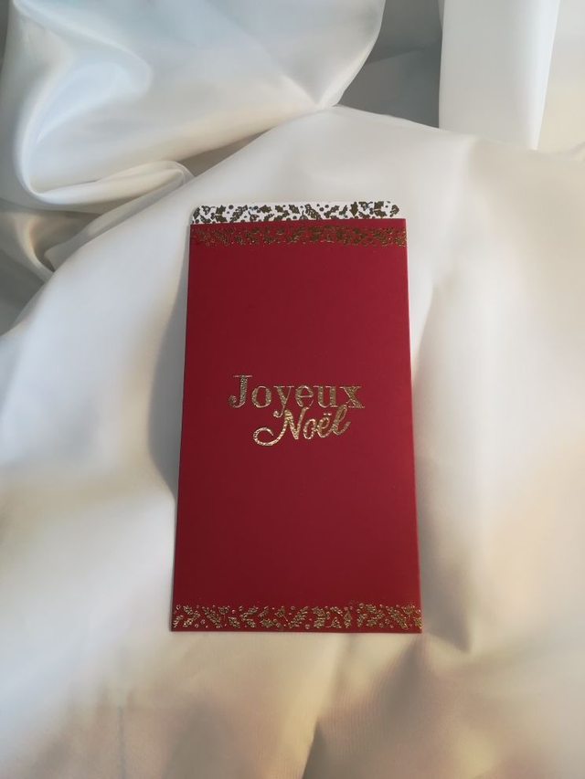 Enveloppe cadeau Renne-Rouge
