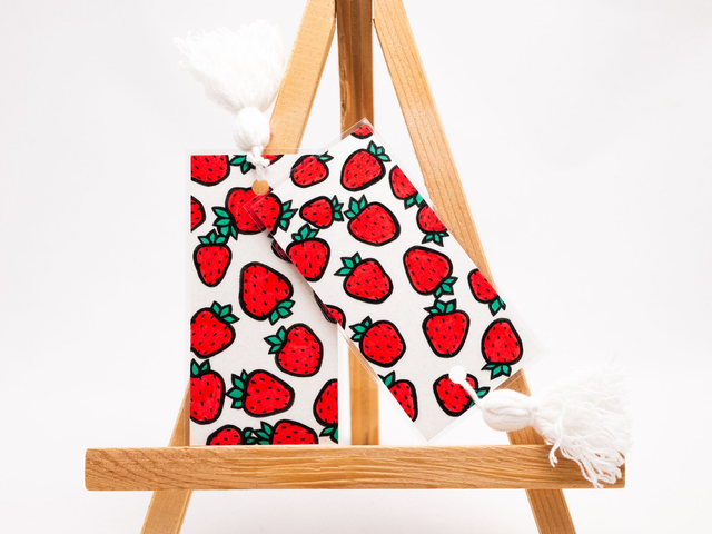 TRUSKAWKI zakładka do książki, prezent dla czytelnika