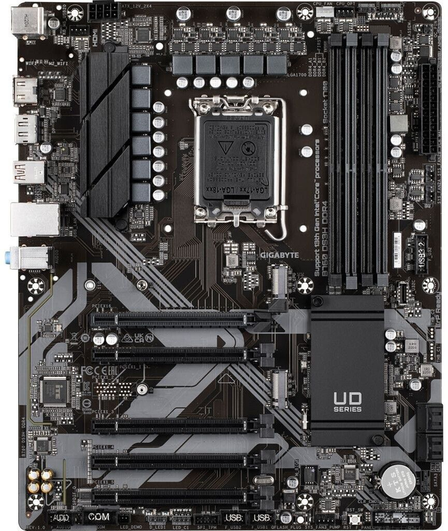 02.2.0069 – Scheda Madre Gigabyte B760 DS3H DDR4 – ATX business/gaming per Intel 12ª/13ª/14ª Gen