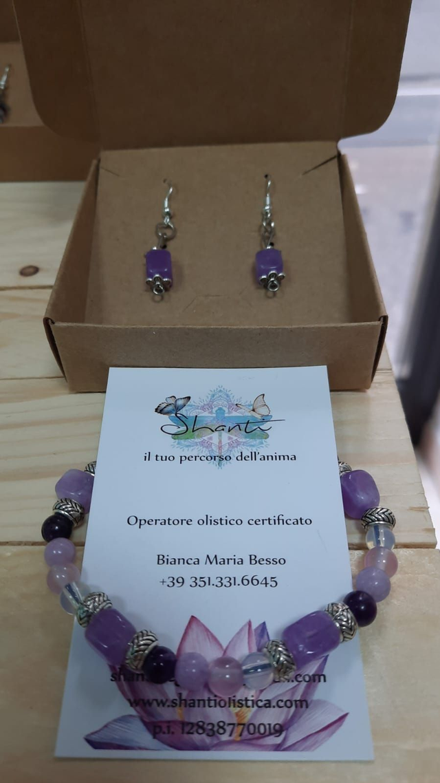 Parure donna ametista